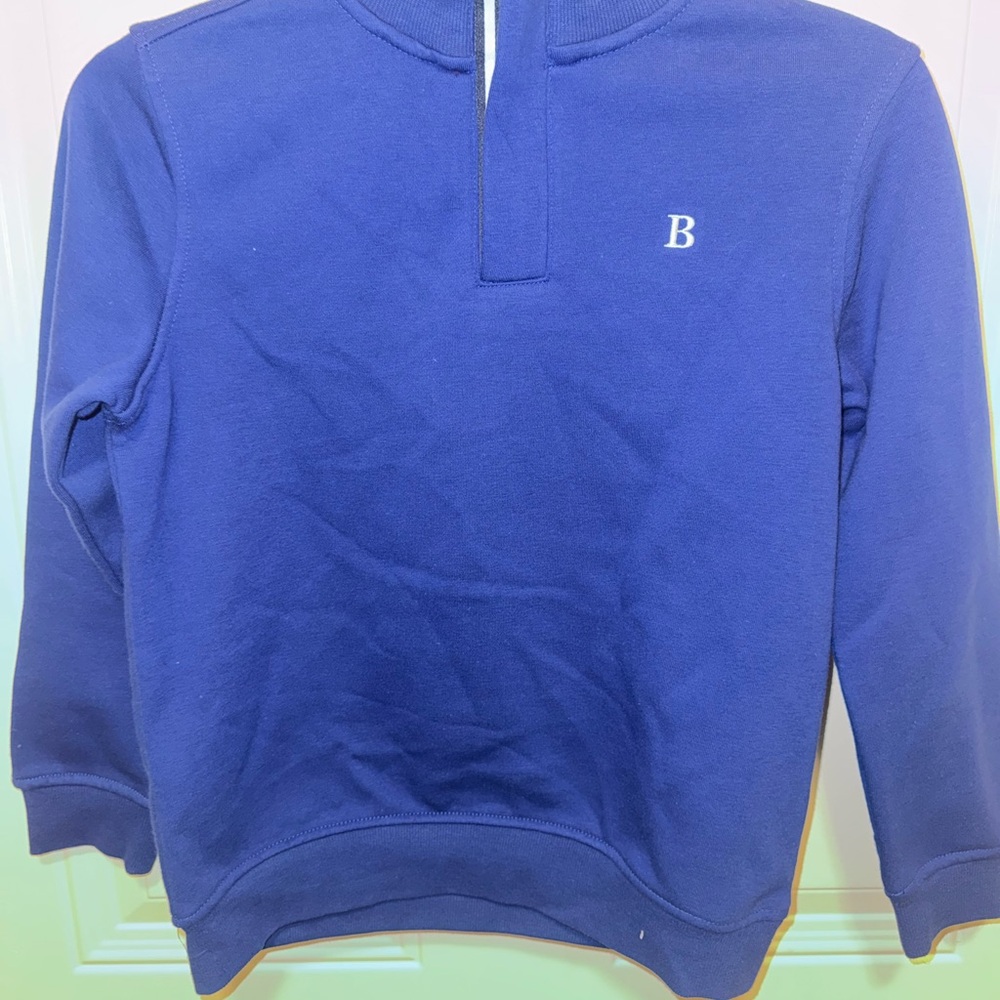 BRAND NEW Brooks Brothers Royal Blue Quarter Zip Sweater